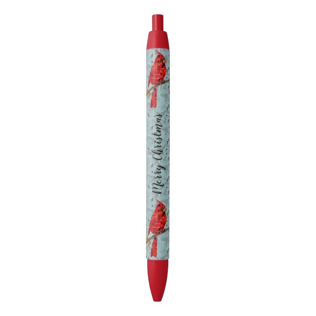 Red Cardinal , the bird of Christmas Pen (Front Vertical)