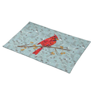 Red Cardinal , the bird of Christmas Placemat