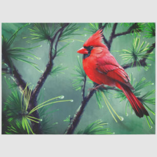 Red Cardinal Tissue Paper
