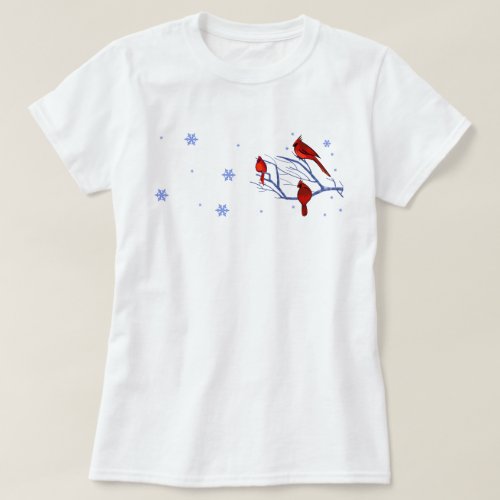 Red Cardinals Christmas Gift T_Shirt