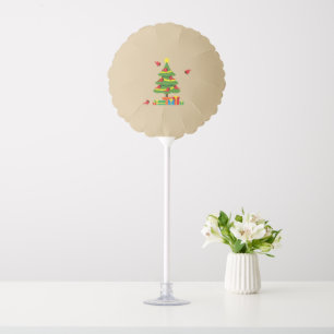 Red Cardinals - Christmas Merrier Spent Together Balloon