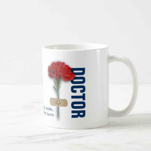 Red Carnation Doctor Appreciation Gift Coffee Mug