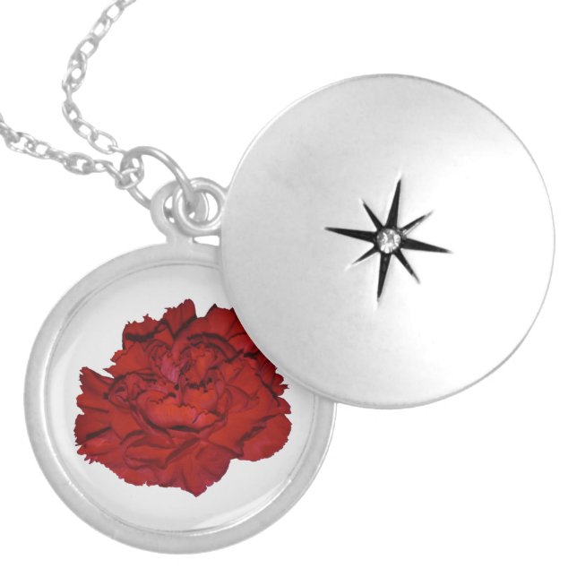 Red Carnation Necklace (Front)
