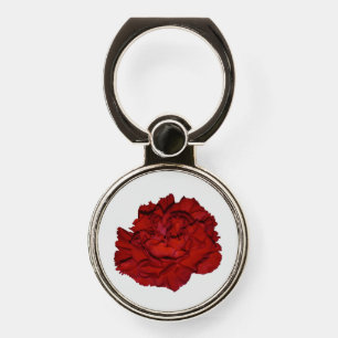 Red Carnation Phone Grip