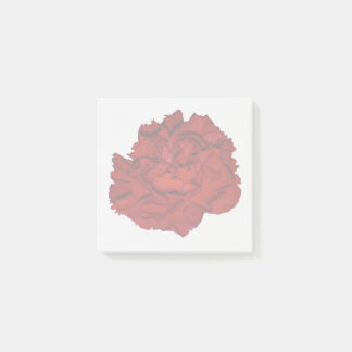Red Carnation Sticky Notes
