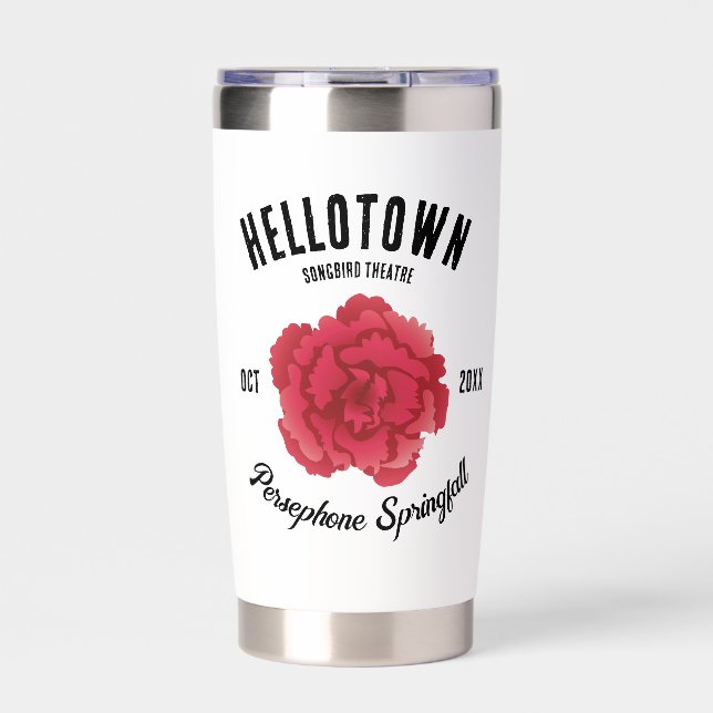 Red Carnation Tumbler (Front)