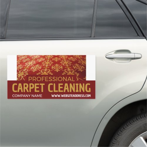 Red Carpet Carpet Cleaner Cleaning Service Car Magnet