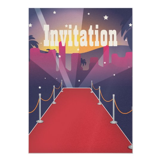 Red Carpet Celebrity Card