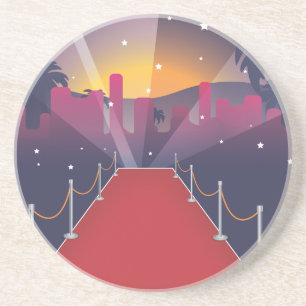 Red Carpet Celebrity Drink Coaster