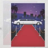 Red Carpet Celebrity Limousine (Front/Back)
