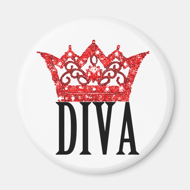 Red Carpet Diva magnets (Front)