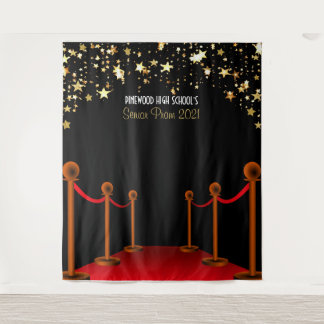 Red Carpet Hollywood Prom Backdrop