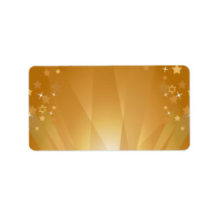 Red Carpet Hollywood Star Bat Mitzvah Blank Label