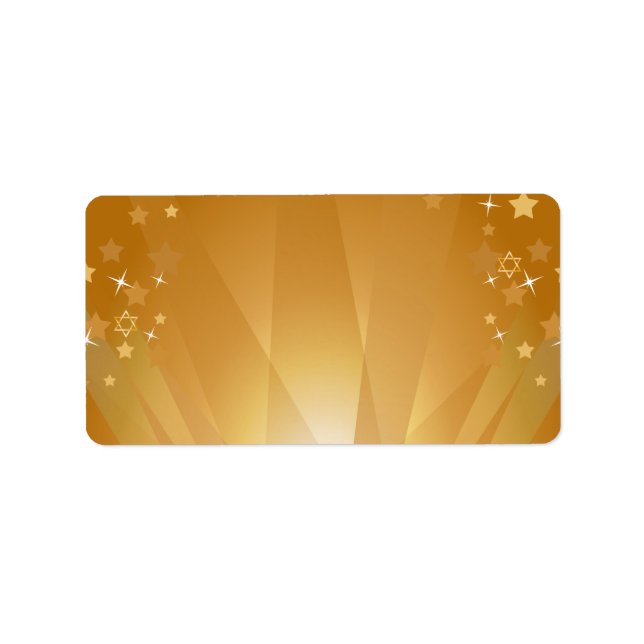 Red Carpet Hollywood Star Bat Mitzvah Blank Label (Front)