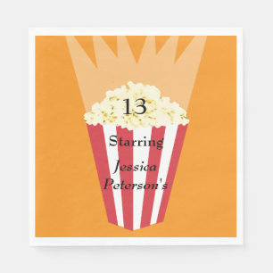 Red Carpet Premiere Birthday glamorous Movie Party Napkins