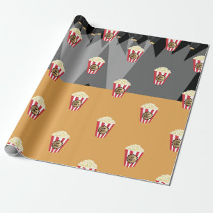 Red Carpet Premiere Birthday glamorous Movie Party Wrapping Paper