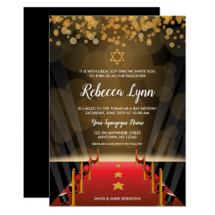 Red Carpet Bridal Shower Invitations 3