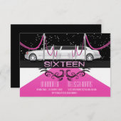 Red Carpet Sweet 16 Party Invitations (Front/Back)