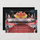 Red Carpet Sweet Sixteen Invitation (Front/Back)