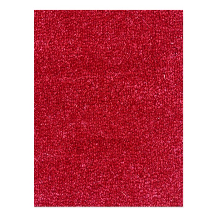 Red carpet texture postcard