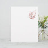Red Cartoon Butterfly (Standing Front)