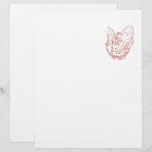Red Cartoon Butterfly (Front/Back)