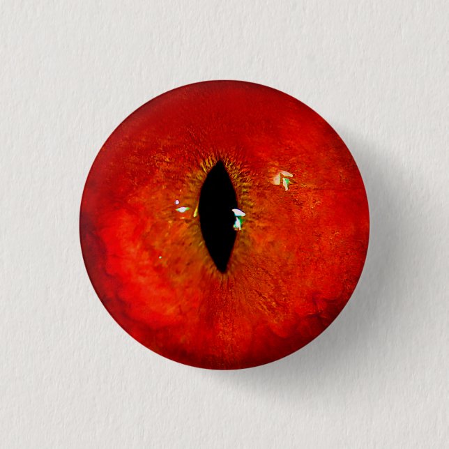 Red Cat Eye Button (Front)