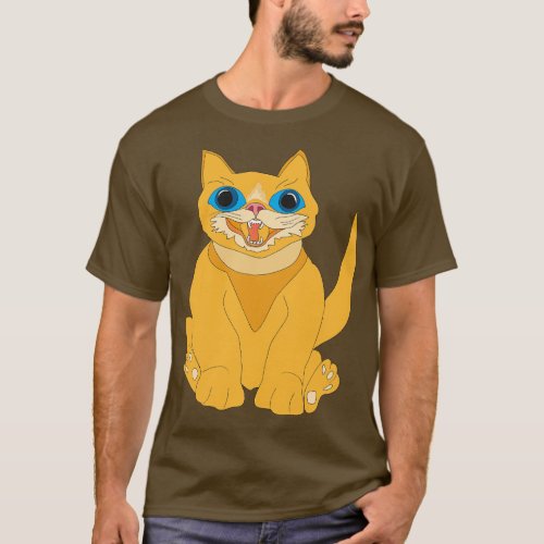 Red cat with blue eyes T_Shirt
