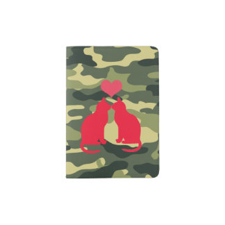 Red Cats Passport Holder