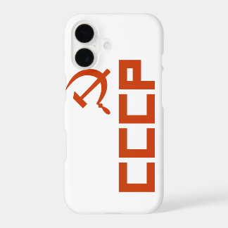 Red CCCP Hammer and Sickle iPhone 17 Case