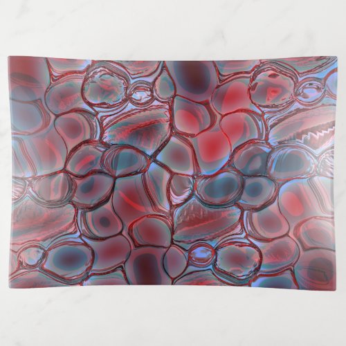 Red cell tissue with soft light flare or inflated  trinket tray