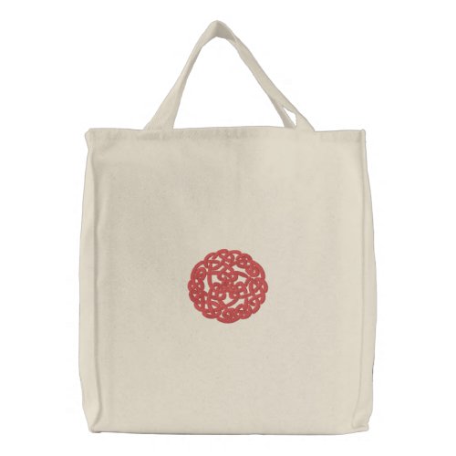 Red Celtic Irish Knotwork Design 2 Pattern