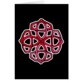 Red Celtic Knotwork Circle (Front)