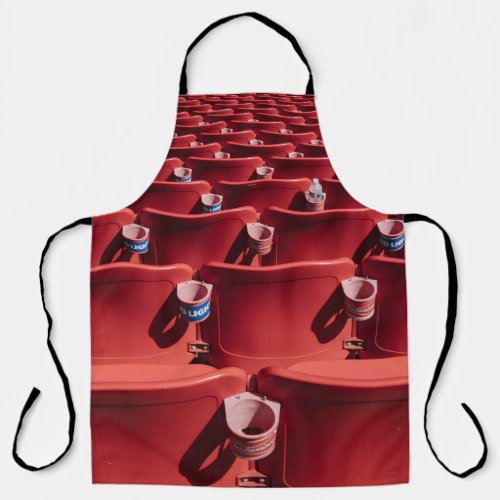 Red chair lot apron