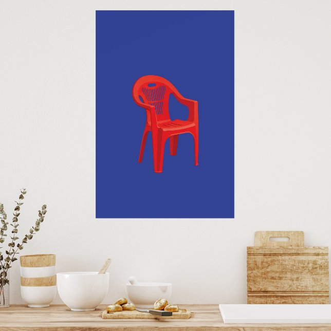 Red Chair Print  (Kitchen)