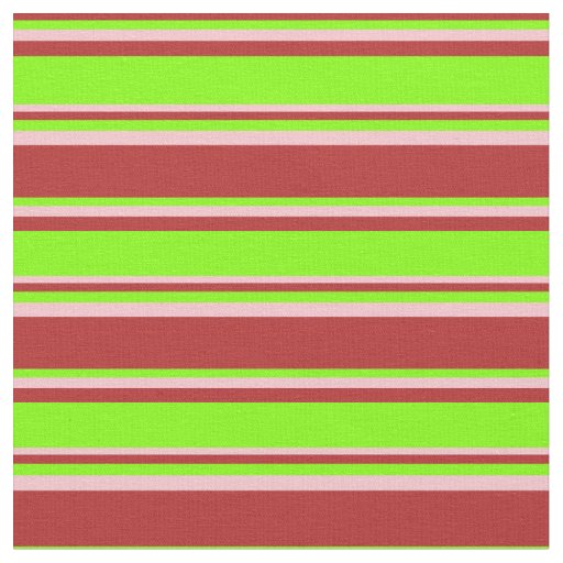 Red, Chartreuse, and Pink Lined Pattern Fabric