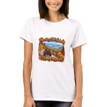 Red_Chasing Fall Colors Smoky Mt T-Shirt
