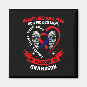 Red Chd Heart Disease Awareness In Memory Of Grand Magnet