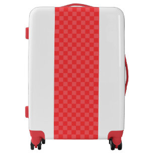 Red Check Luggage