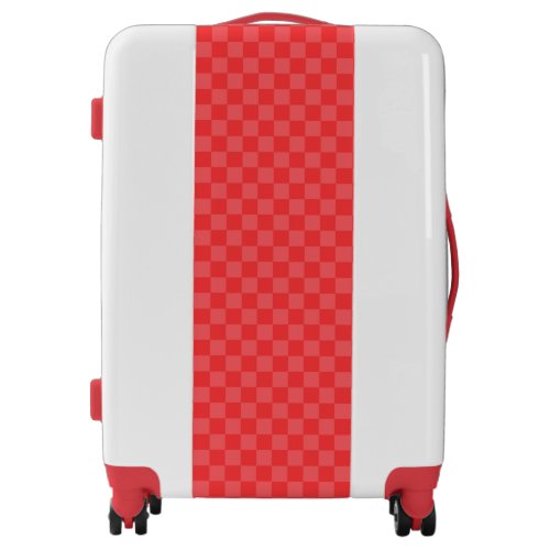 Red Check Luggage