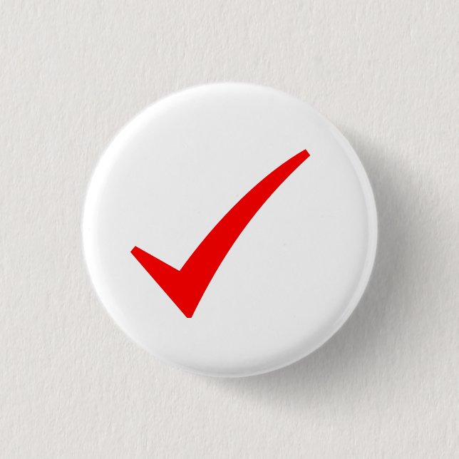 Red Check Mark Button (Front)