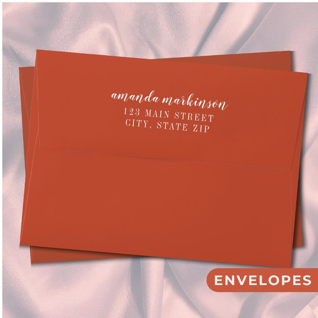 Red Checkered Garden Berry Sweet Bunny Baby Shower Envelope (Creator Uploaded)