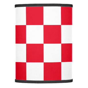 Red Checkered Lamp Shade