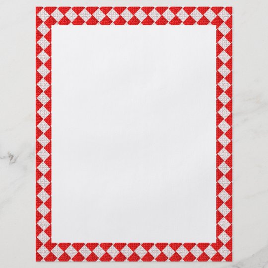 Red Checkered Picnic Tablecloth Background Flyer | Zazzle.com