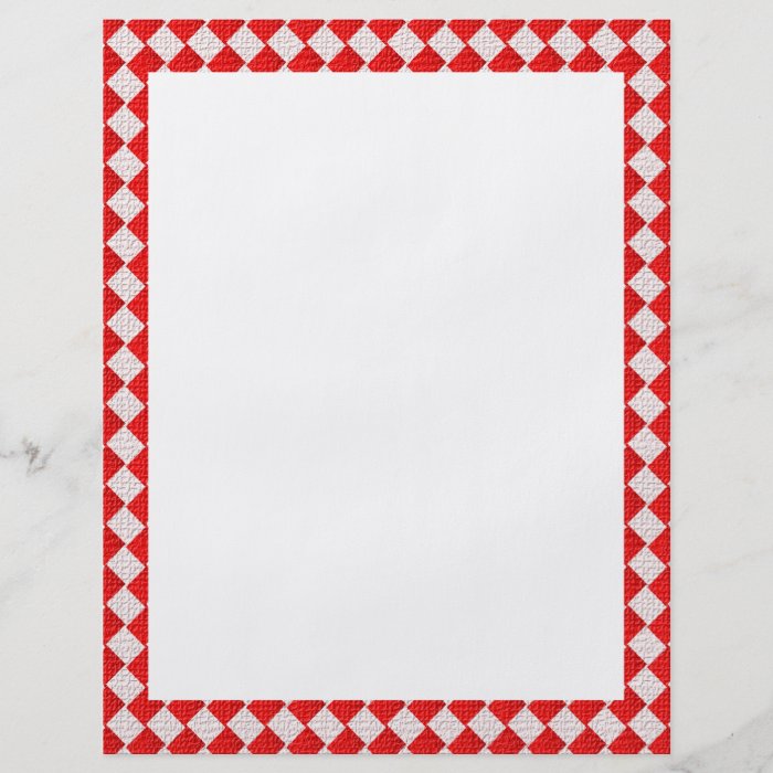 Red Checkered Picnic Tablecloth Background Flyer