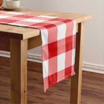 Red Checkered Tablecloth Summer Picnic Party