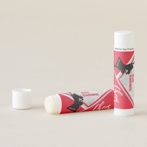 Red Cheer Team Gifts and Favors Lip Balm