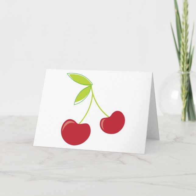 Red Cherries Card (Front)