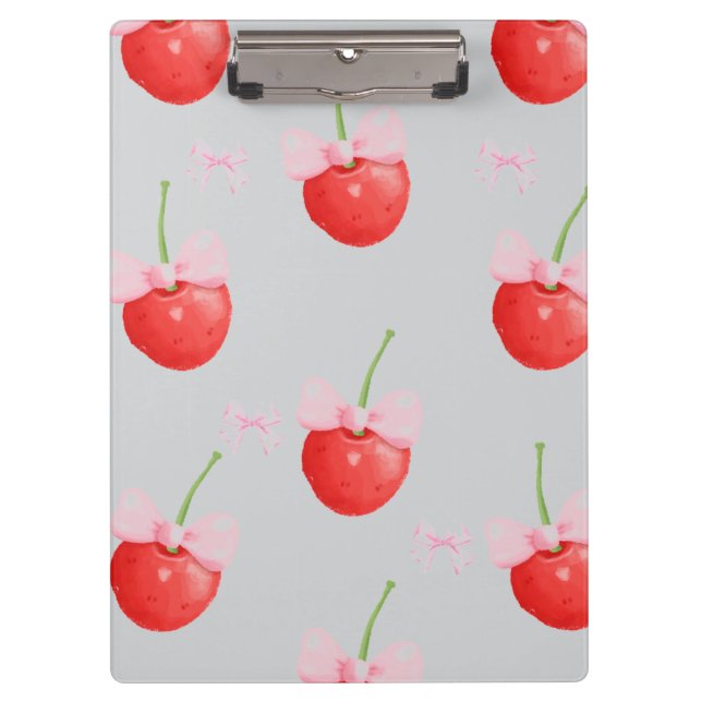 RED CHERRIES CLIPBOARD (Front)