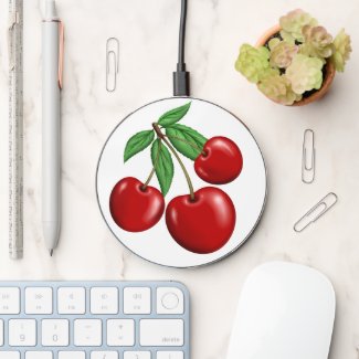 Red Cherries Fruit Design